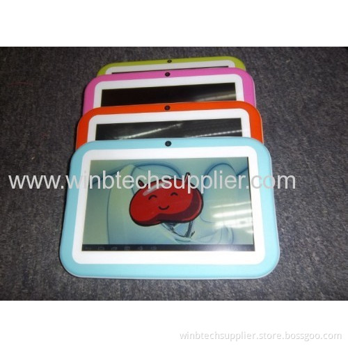 7 Inch Educational Tablet Pc Wifi Tablet For Kids Shockproof Pad, Android 4.1 Rk2926 1.2ghz/ 512m Ram Kids Tablet Pc